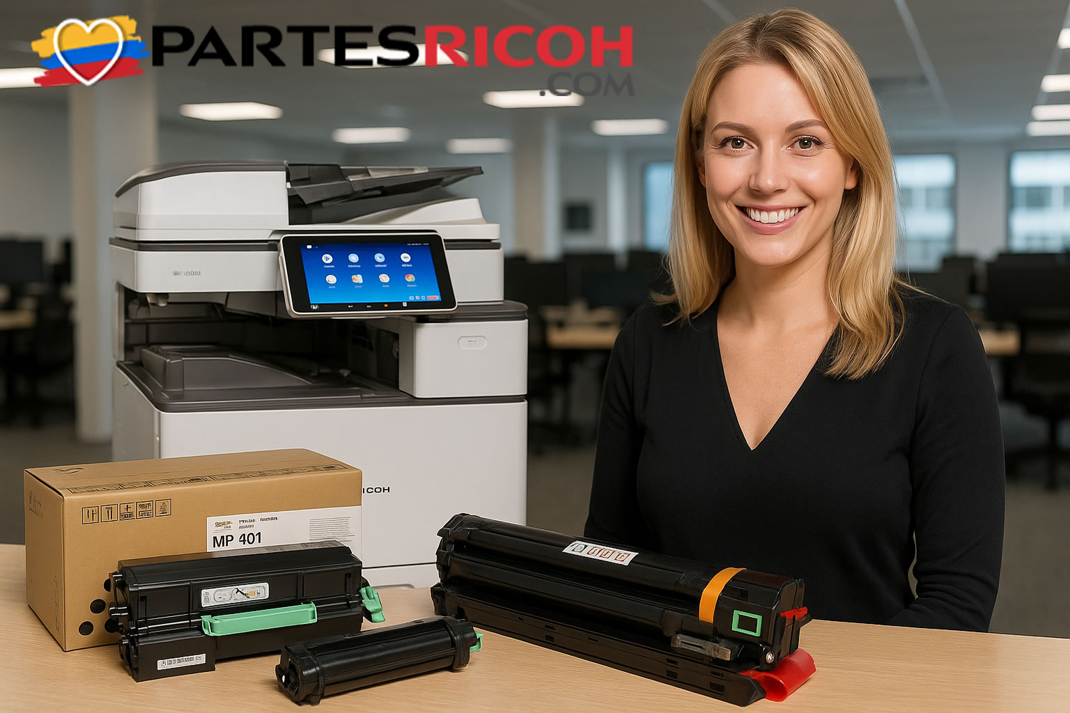 DISTRIBUIDOR PARTES y REPUESTOS IMPRESORAS RICOH QUIBDO